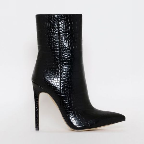 Brand Fashion Women Ankle Boots Zip Pointed Toe Footwear 11CM High Heels Female Boots Party Shoes Women 2021 New Winter, Swxg green
Brand Fashion Women Ankle Boots Zip Pointed Toe Footwear 11CM High Heels Female Boots Party Shoes Women 2021 New Winter, Swxg green
