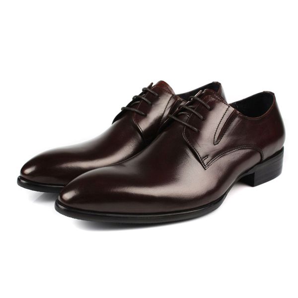 genuine leather dress derby shoes men lace up business wedding party formal flats shoes pointed toe social oxford for men b120, Black
genuine leather dress derby shoes men lace up business wedding party formal flats shoes pointed toe social oxford for men b120, Black