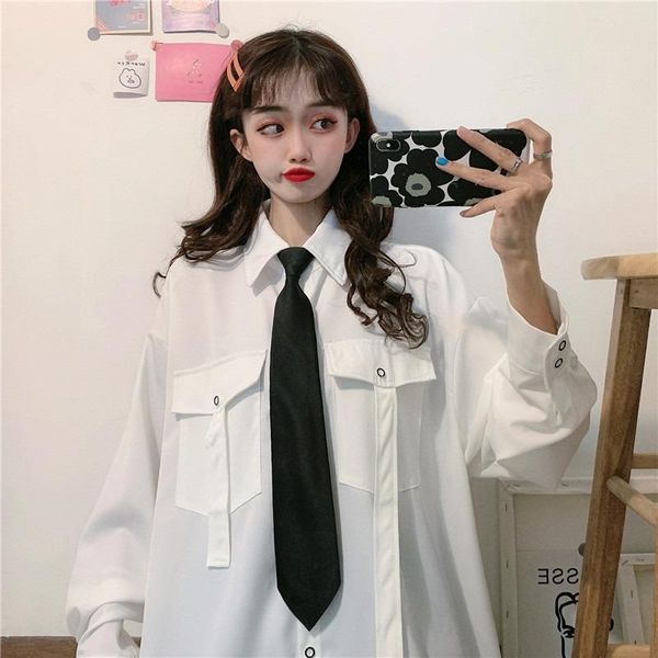women's blouses & shirts qweek women white shirt long sleeve with bow tie 2021 fashion japanese korean button up blouse to school over
women's blouses & shirts qweek women white shirt long sleeve with bow tie 2021 fashion japanese korean button up blouse to school over