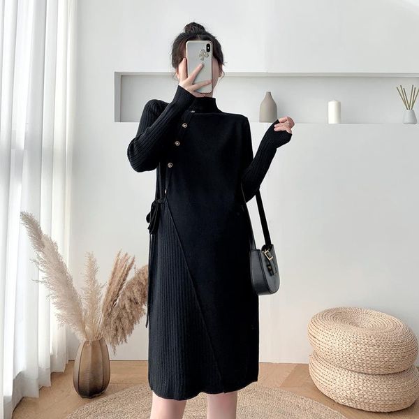 maternity dresses 2021 autumn winter causal loose ba turtleneck knitted vestidos pregnant women pregnancy clothes, White
maternity dresses 2021 autumn winter causal loose ba turtleneck knitted vestidos pregnant women pregnancy clothes, White