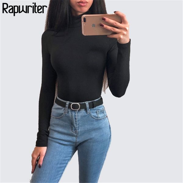 rapwriter solid color turtleneck skinny bodysuits women autumn winter keep warm long sleeve bodycon sheer bodysuit 210303, Black;white
rapwriter solid color turtleneck skinny bodysuits women autumn winter keep warm long sleeve bodycon sheer bodysuit 210303, Black;white