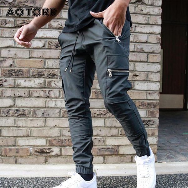 men's pants fashion men fitness bodybuilding gyms 2021 male autumn cargo trousers joggers solid multi-pocket sweatpants, Black 
men's pants fashion men fitness bodybuilding gyms 2021 male autumn cargo trousers joggers solid multi-pocket sweatpants, Black