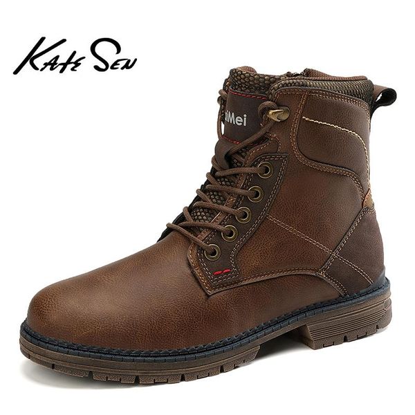 boots autumn winter leather men comfortable lace up motorcycle waterproof rubber ankle men's shoes size 47, Black
boots autumn winter leather men comfortable lace up motorcycle waterproof rubber ankle men's shoes size 47, Black