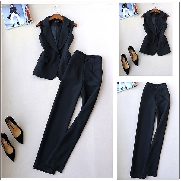 spring and new ladies thin vest ladies'broad leg two-piece professional women o wild tide qv9d, Gray
spring and new ladies thin vest ladies'broad leg two-piece professional women o wild tide qv9d, Gray