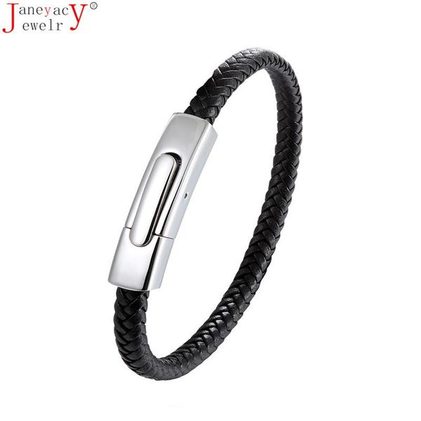 link, chain fashion men bracelet id bangle brown black braided genuine leather women stainless steel male jewelry homens pulseira
link, chain fashion men bracelet id bangle brown black braided genuine leather women stainless steel male jewelry homens pulseira
