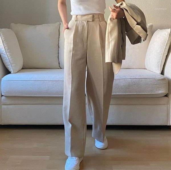 women's pants & capris 2021 spring/summer fashion s straight matching solid color casual, Black;white
women's pants & capris 2021 spring/summer fashion s straight matching solid color casual, Black;white
