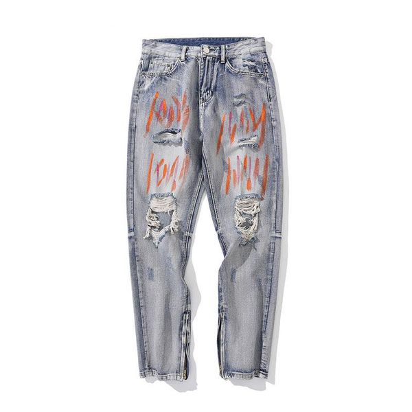 men's jeans ybaby high street trend hip hop graffiti fashion boyfriend denim for men, Blue
men's jeans ybaby high street trend hip hop graffiti fashion boyfriend denim for men, Blue