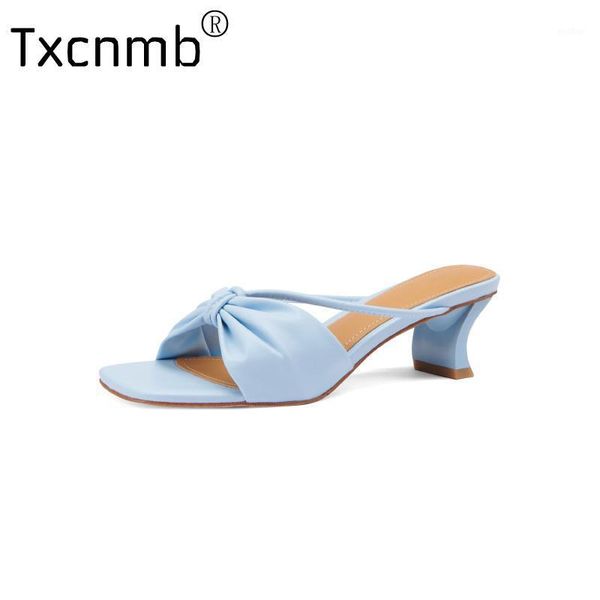 slippers txcnmb 2021 sweet colors genuine leather women high heels open toe party wedding shoes woman summer1, Black
slippers txcnmb 2021 sweet colors genuine leather women high heels open toe party wedding shoes woman summer1, Black