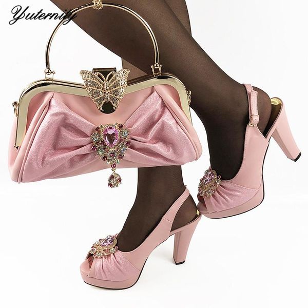 dress shoes pink color african elegant rhinestone and bags to match set heels bag for eevning, Black
dress shoes pink color african elegant rhinestone and bags to match set heels bag for eevning, Black