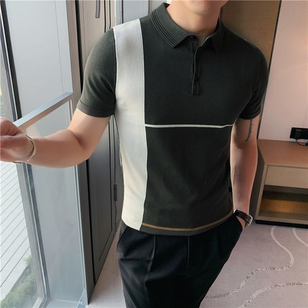 quality new higher amended design shirt stretched polo men's clothes 2021 spring summer fine casual fit short sleeve mesh homme 52pf, White;black
quality new higher amended design shirt stretched polo men's clothes 2021 spring summer fine casual fit short sleeve mesh homme 52pf, White;black