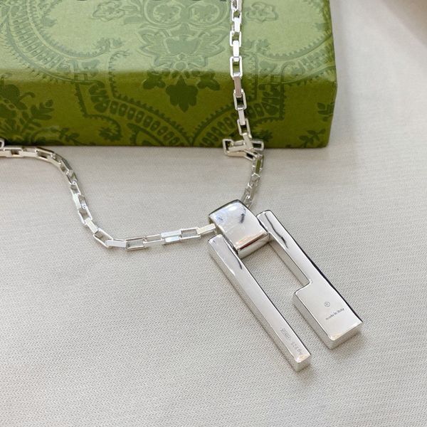 s925 silver g-shaped opening pendant men's and women's necklace fashion personality valentine's day gift for girlfriend exclu
s925 silver g-shaped opening pendant men's and women's necklace fashion personality valentine's day gift for girlfriend exclu