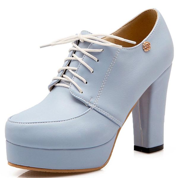 dress shoes 2021 design women office ladies shoelace block heels shallow platform elegant pumps, Black
dress shoes 2021 design women office ladies shoelace block heels shallow platform elegant pumps, Black