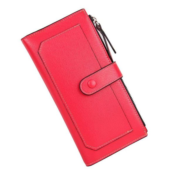 wallets ladies long wallet zipper purse card holder clutch bag women fashion multi-card position bifold coin pocket 2021, Red;black
wallets ladies long wallet zipper purse card holder clutch bag women fashion multi-card position bifold coin pocket 2021, Red;black