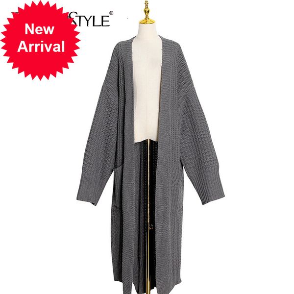 twotwinstyle loose knitting cardigans for women v neck long sleeve side split solid casual sweater female fashion new clothing, White;black
twotwinstyle loose knitting cardigans for women v neck long sleeve side split solid casual sweater female fashion new clothing, White;black