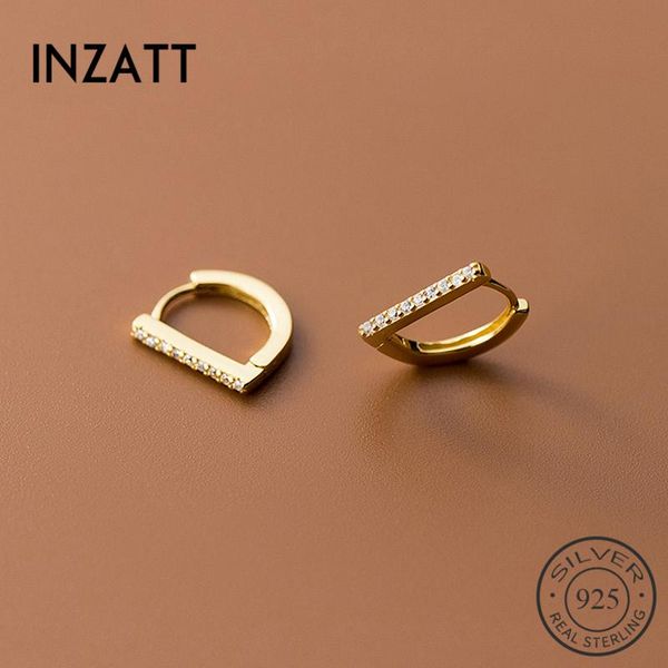 hoop & huggie inzareal 925 sterling silver zircon earrings for fashion women party fine jewelry hiphop minimalist accessories, Golden;silver
hoop & huggie inzareal 925 sterling silver zircon earrings for fashion women party fine jewelry hiphop minimalist accessories, Golden;silver