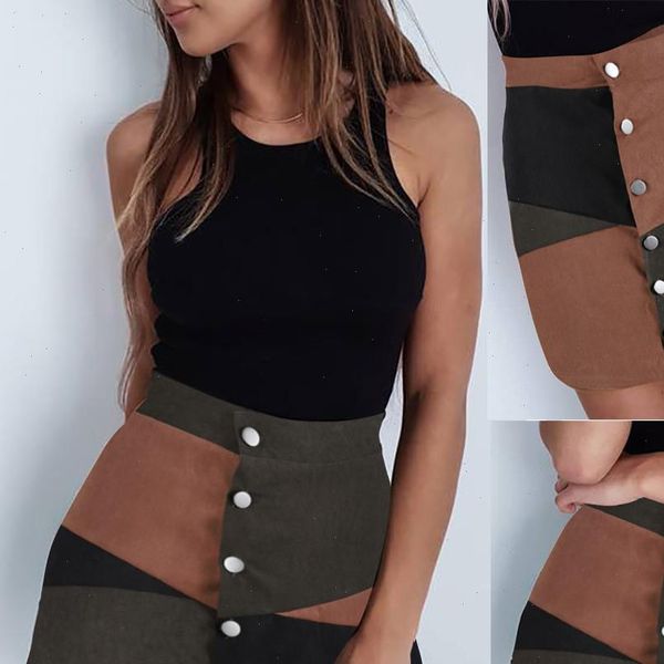 women skirt summer casual botton a line skirt patchwork color block short mini skirt daily 2021 f9, Black
women skirt summer casual botton a line skirt patchwork color block short mini skirt daily 2021 f9, Black