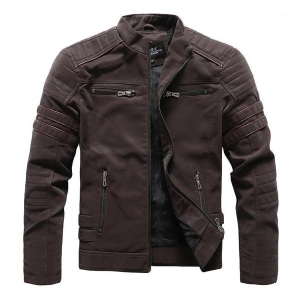 men's jackets 2021 men winter leather jacket casual motorcycle inner fleece pu coat faux mens clothing, Black;brown
men's jackets 2021 men winter leather jacket casual motorcycle inner fleece pu coat faux mens clothing, Black;brown