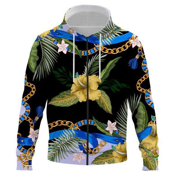 men's hoodies & sweatshirts luxury style fashion zipper harajuku brand men d print green leaf yellow flower cool hooded pullover, Black
men's hoodies & sweatshirts luxury style fashion zipper harajuku brand men d print green leaf yellow flower cool hooded pullover, Black