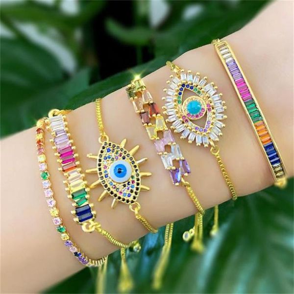 link, chain eye arc adjustable bracelet inlaid colorful zircon gold creative bracelets & bangle wedding fashion hand jewelry for women girl, Black
link, chain eye arc adjustable bracelet inlaid colorful zircon gold creative bracelets & bangle wedding fashion hand jewelry for women girl, Black