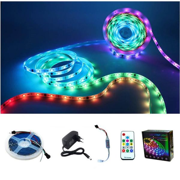 strips lampara led light rgb bluetooth wifi controller decoration backlight lamp night luminous string for bedroom 
strips lampara led light rgb bluetooth wifi controller decoration backlight lamp night luminous string for bedroom