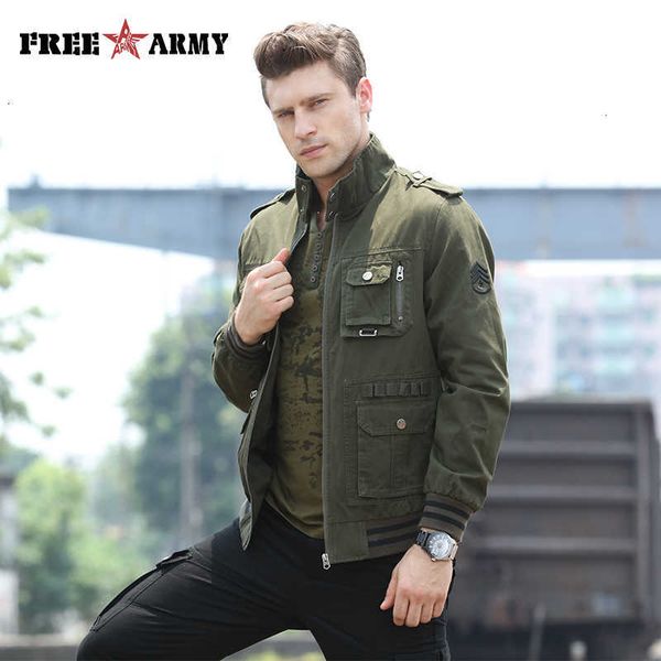 brand military green men autumn windbreaker zipper casual bomber male pocket windproof jacket coat ms-6280a, Black;brown
brand military green men autumn windbreaker zipper casual bomber male pocket windproof jacket coat ms-6280a, Black;brown
