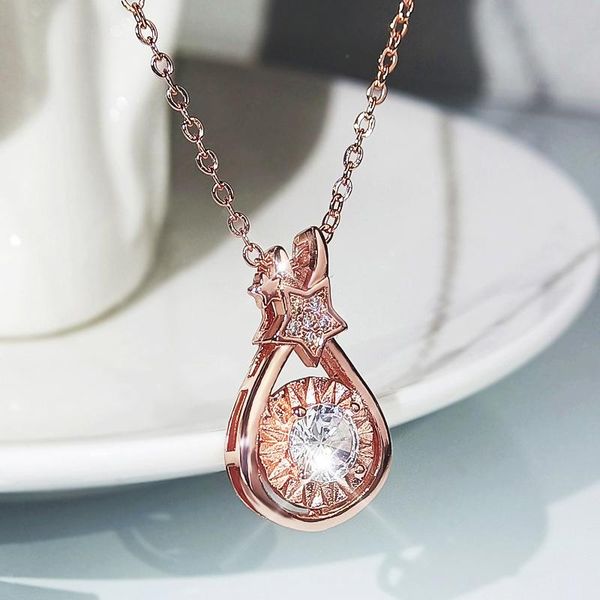 pendant necklaces huitan creative drop shaped women necklace silver color/rose gold color statement for party girl exquisite gift
pendant necklaces huitan creative drop shaped women necklace silver color/rose gold color statement for party girl exquisite gift