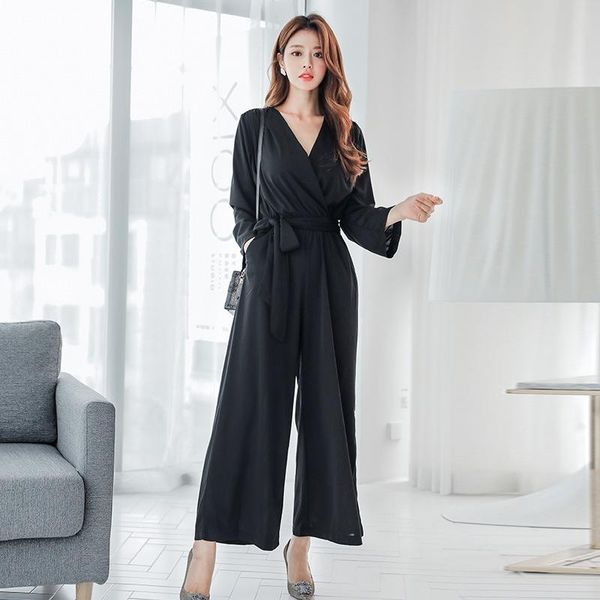 women's jumpsuits & rompers ff1959, Black;white