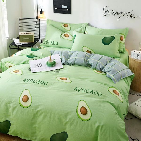 bedding sets 3/4pcs green avocado printed pure cotton bed linen set quilt cover sheets single double king size
bedding sets 3/4pcs green avocado printed pure cotton bed linen set quilt cover sheets single double king size