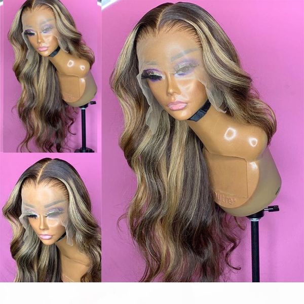 highlight honey blonde brown body wave ombre human hair wig colored lace front wigs 180 density preplucked lace front human hair wigs, Black;brown
highlight honey blonde brown body wave ombre human hair wig colored lace front wigs 180 density preplucked lace front human hair wigs, Black;brown