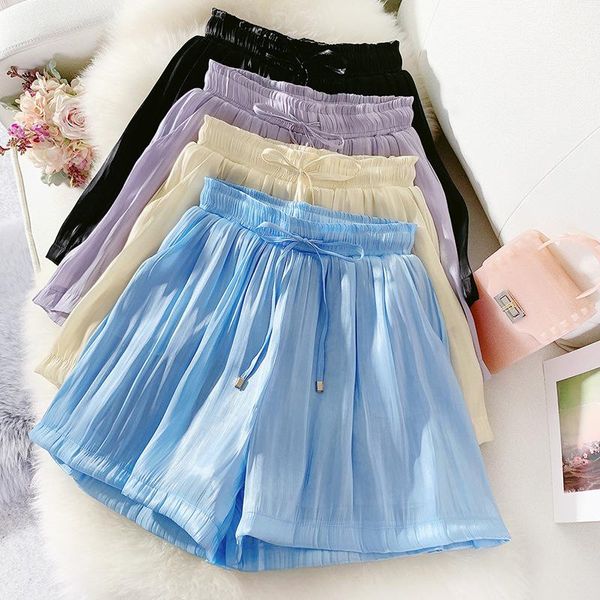 women's shorts 2021 summer arrival fashion womens fluffy and slim outside casual wide leg 4 colors available, White;black
women's shorts 2021 summer arrival fashion womens fluffy and slim outside casual wide leg 4 colors available, White;black
