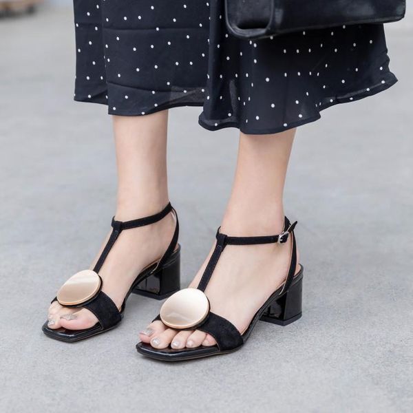 dress shoes pxelena fashion women t tied sandals kid suede metal decor chunky block square high heels office lady party large size 42, Black
dress shoes pxelena fashion women t tied sandals kid suede metal decor chunky block square high heels office lady party large size 42, Black