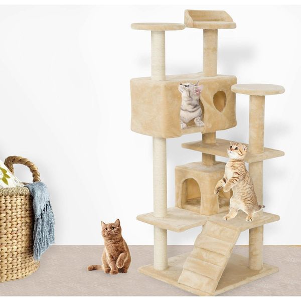 new52 "cat climbing tower shared cat's nest cat grabbing board pet kitten playing jllvsd xmh_home
new52 "cat climbing tower shared cat's nest cat grabbing board pet kitten playing jllvsd xmh_home