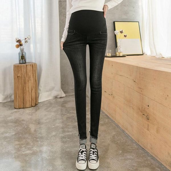 maternity bottoms pregnant women's denim pants spring and autumn fashion all-match small feet belly women jeans, White
maternity bottoms pregnant women's denim pants spring and autumn fashion all-match small feet belly women jeans, White