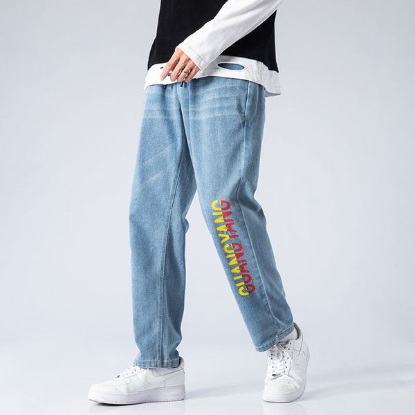 2021 new brand jeans for fall men clothing baggy pants plussize thin kpop trousers street joggers oversize 1ip6, Blue
2021 new brand jeans for fall men clothing baggy pants plussize thin kpop trousers street joggers oversize 1ip6, Blue