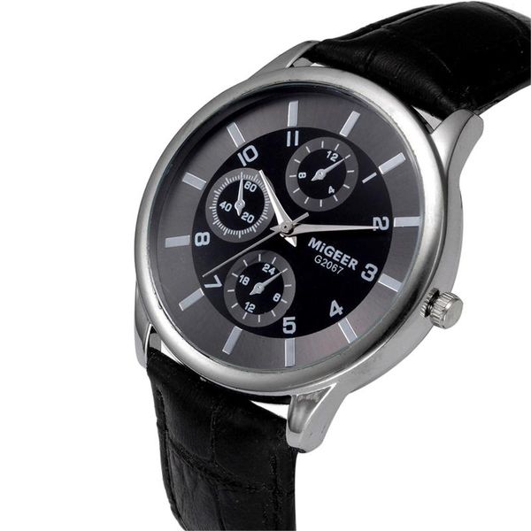 men's watch sleek minimalist fashion with strap dial men's quartz watch gift business male clock wristwatch montre homme, Slivery;brown
men's watch sleek minimalist fashion with strap dial men's quartz watch gift business male clock wristwatch montre homme, Slivery;brown