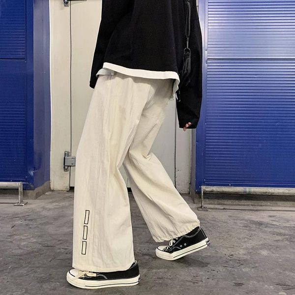 spring summer thin wide-leg pants men's fashion casual pants men streetwear korean loose hip-hop straight mens trousers, Black
spring summer thin wide-leg pants men's fashion casual pants men streetwear korean loose hip-hop straight mens trousers, Black