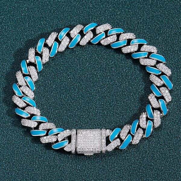 link, chain hip hop claw setting 5a+ cz stone bling iced out 12mm multicolor miami curb cuban link bracelets for men rapper jewelry, Black
link, chain hip hop claw setting 5a+ cz stone bling iced out 12mm multicolor miami curb cuban link bracelets for men rapper jewelry, Black