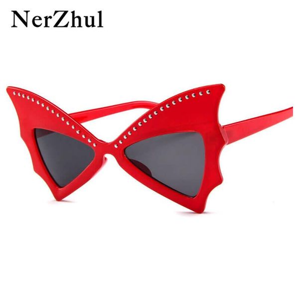 fashion party butterfly sunglasses women red big riveted bat sun glasses female dancing festival de soleil femme, White;black
fashion party butterfly sunglasses women red big riveted bat sun glasses female dancing festival de soleil femme, White;black
