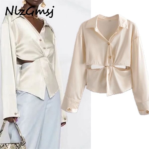 blouse women fashion hollow out knot shirt woman casual long sleeve button-up female shirts chic 05 210628, White
blouse women fashion hollow out knot shirt woman casual long sleeve button-up female shirts chic 05 210628, White