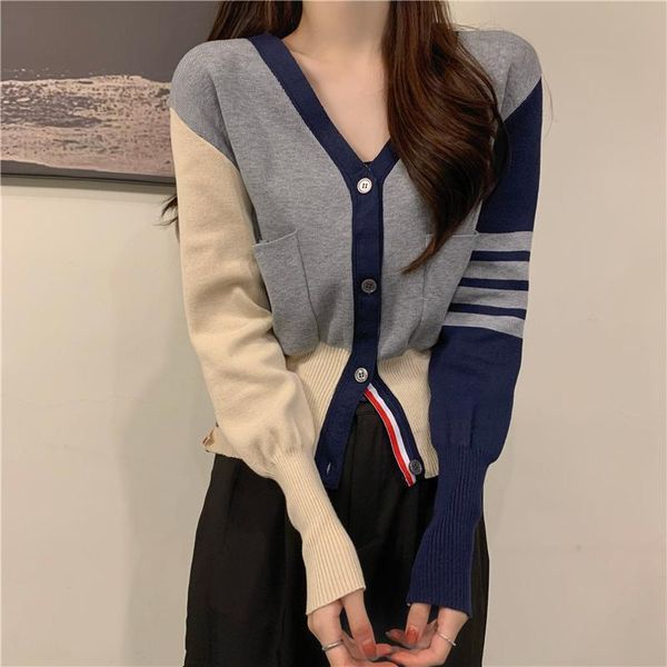 women's knits & tees autumn women sweater long sleeve female horizontal bar color blouse strip cardigan coat crop knit sueter mujer, White
women's knits & tees autumn women sweater long sleeve female horizontal bar color blouse strip cardigan coat crop knit sueter mujer, White