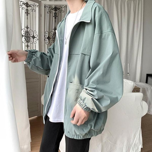 2021 spring and autumn new youth popular loose solid color korean version of the wild jacket fashion casual black/green, Black;brown
2021 spring and autumn new youth popular loose solid color korean version of the wild jacket fashion casual black/green, Black;brown
