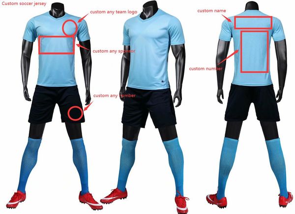 custom team kids+full light blue blank soccer jersey uniform mens women sports personalized shirts with shorts printed design name and numbe, Black;yellow
custom team kids+full light blue blank soccer jersey uniform mens women sports personalized shirts with shorts printed design name and numbe, Black;yellow