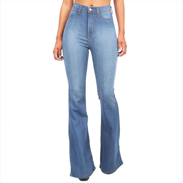 flare pants casual vintage womens jeans denim high waist stretch pocket trousers fashion plus size wide leg, Blue
flare pants casual vintage womens jeans denim high waist stretch pocket trousers fashion plus size wide leg, Blue