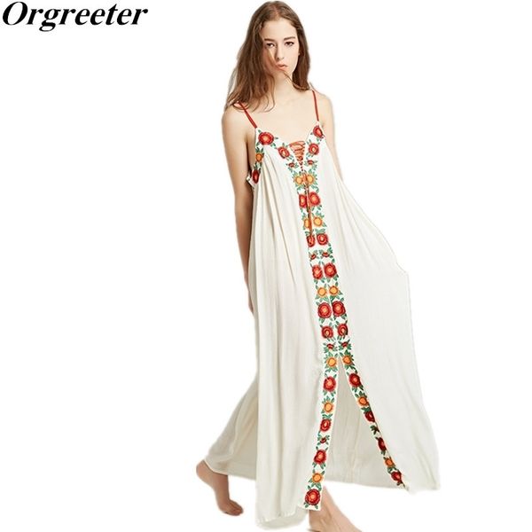 bohemian hippie dress summer maxi slip flroal embroidered sleeveless beach chic women clothing 210525, Black;gray
bohemian hippie dress summer maxi slip flroal embroidered sleeveless beach chic women clothing 210525, Black;gray