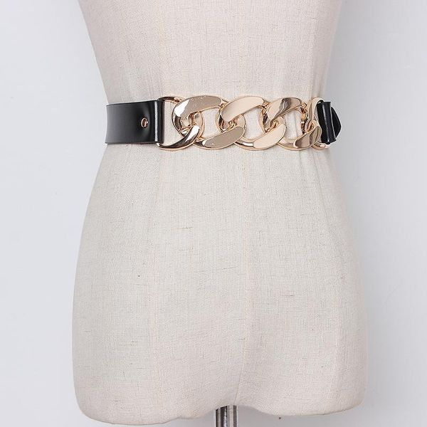belts women's runway fashion geunine leather chain cummerbunds female dress corsets waistband decoration narrow belt tb1206, Black;brown
belts women's runway fashion geunine leather chain cummerbunds female dress corsets waistband decoration narrow belt tb1206, Black;brown