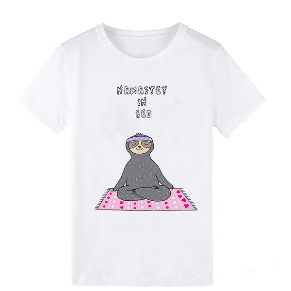 kawaii sloth selling items short sleeve shirts women's clothes popular breathable exquisite style clothing meditation women, White
kawaii sloth selling items short sleeve shirts women's clothes popular breathable exquisite style clothing meditation women, White