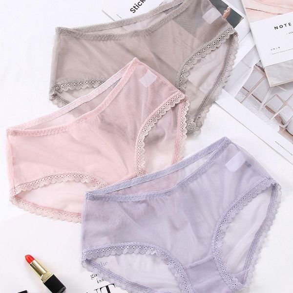 women low rise underwear panties erotic full transparent sheer mesh briefs scalloped lace trim solid color thin lingerie thong, Black;pink
women low rise underwear panties erotic full transparent sheer mesh briefs scalloped lace trim solid color thin lingerie thong, Black;pink