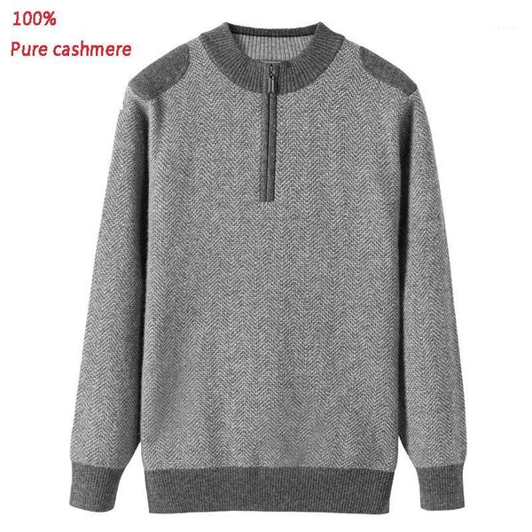 new 100% pure cashmere men clothing semi high necked zipper sweater casual computer knitted sweatercoat thick plus size xs-5xl1, White;black 
new 100% pure cashmere men clothing semi high necked zipper sweater casual computer knitted sweatercoat thick plus size xs-5xl1, White;black