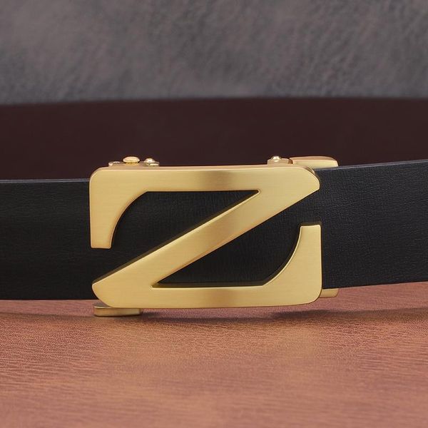belts automatic z buckle belt for man 3.5cm genuine leather retro fashion male waistband ceinture homme cinto masculino, Black;brown
belts automatic z buckle belt for man 3.5cm genuine leather retro fashion male waistband ceinture homme cinto masculino, Black;brown