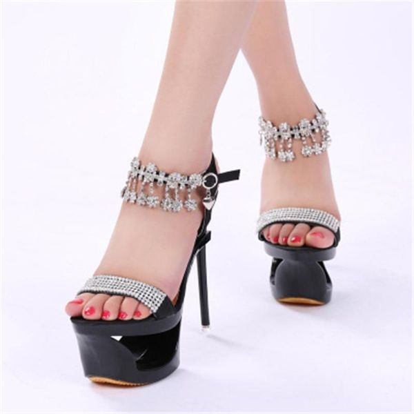 women prom rhinestone wedding black purple glitter peep toe platform 15cm extreme high heels pumps party shoes woman a099
women prom rhinestone wedding black purple glitter peep toe platform 15cm extreme high heels pumps party shoes woman a099